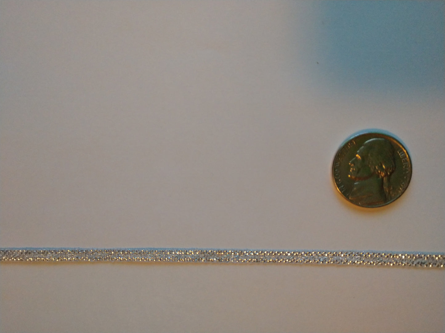 1/8" Metallic Ribbon