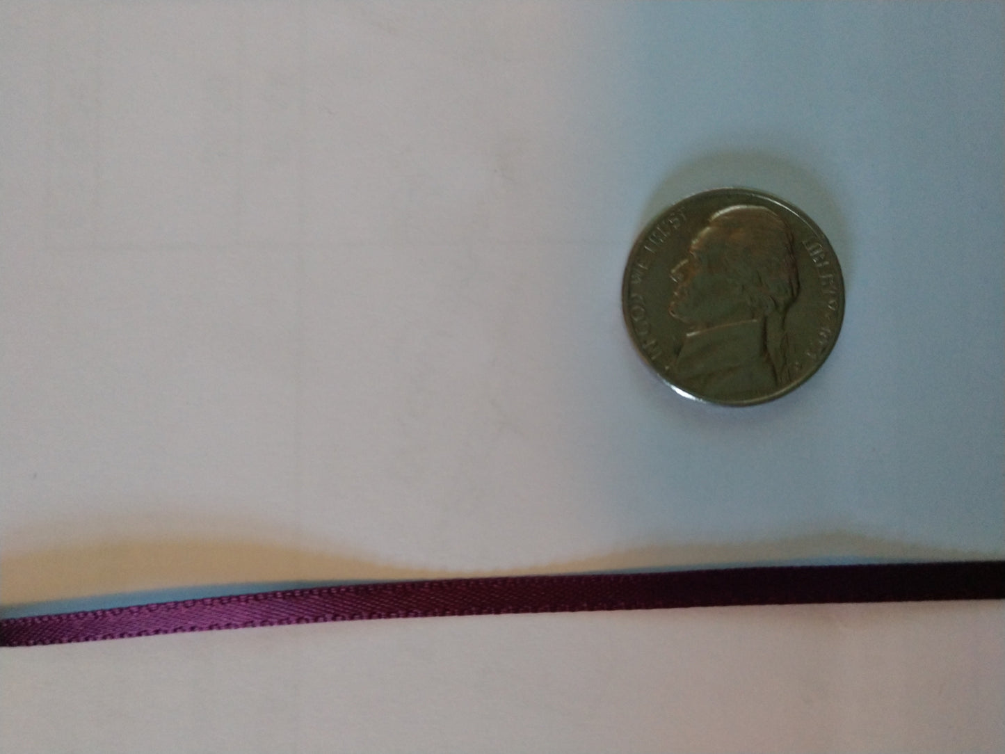 1/8" Double Faced Satin Ribbon