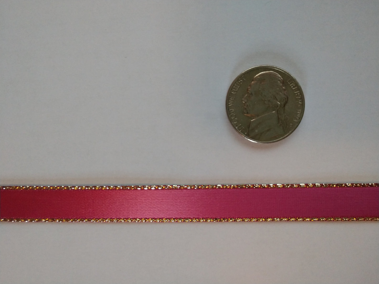 3/8"Metallic Edge Ribbon