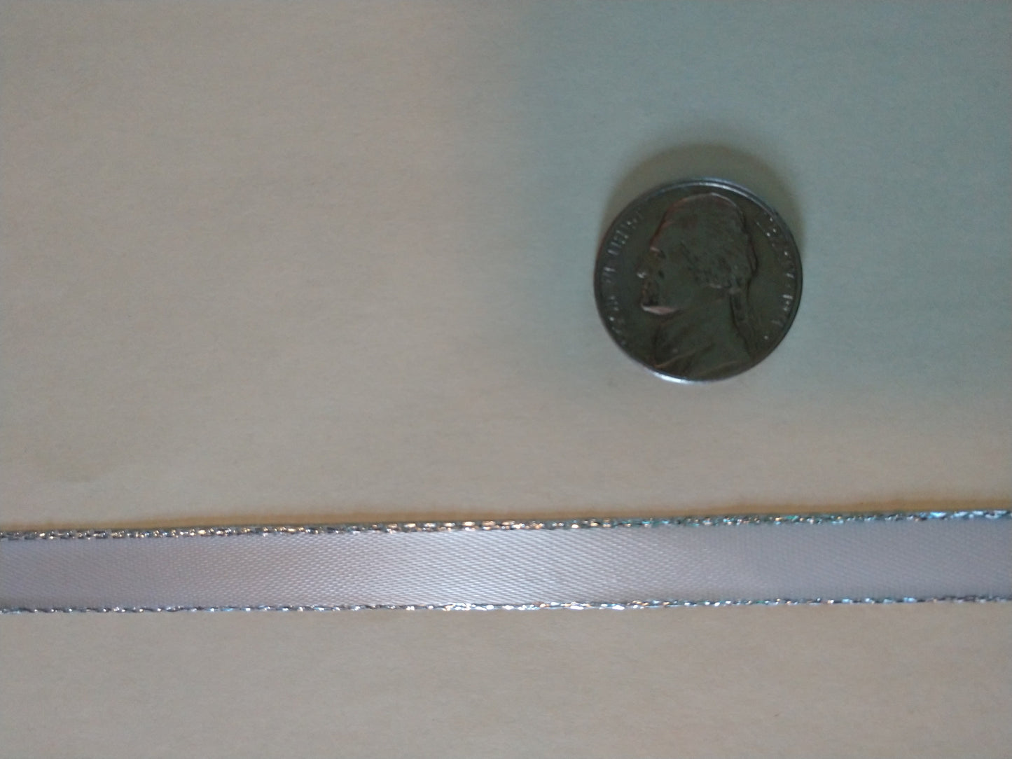 3/8"Metallic Edge Ribbon