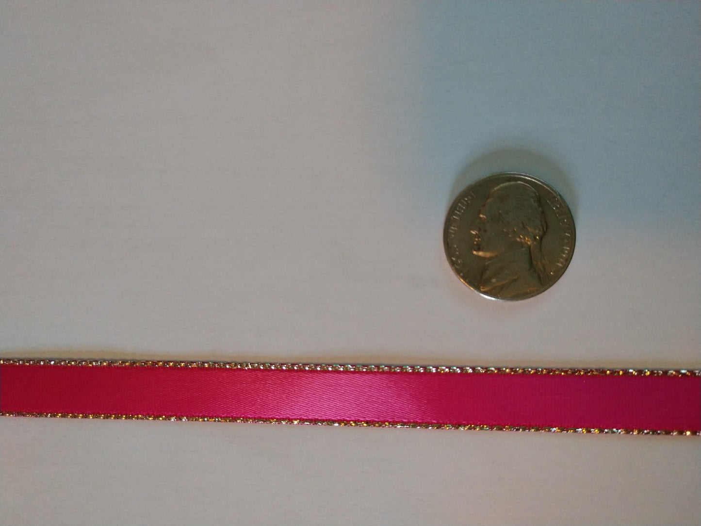 3/8"Metallic Edge Ribbon