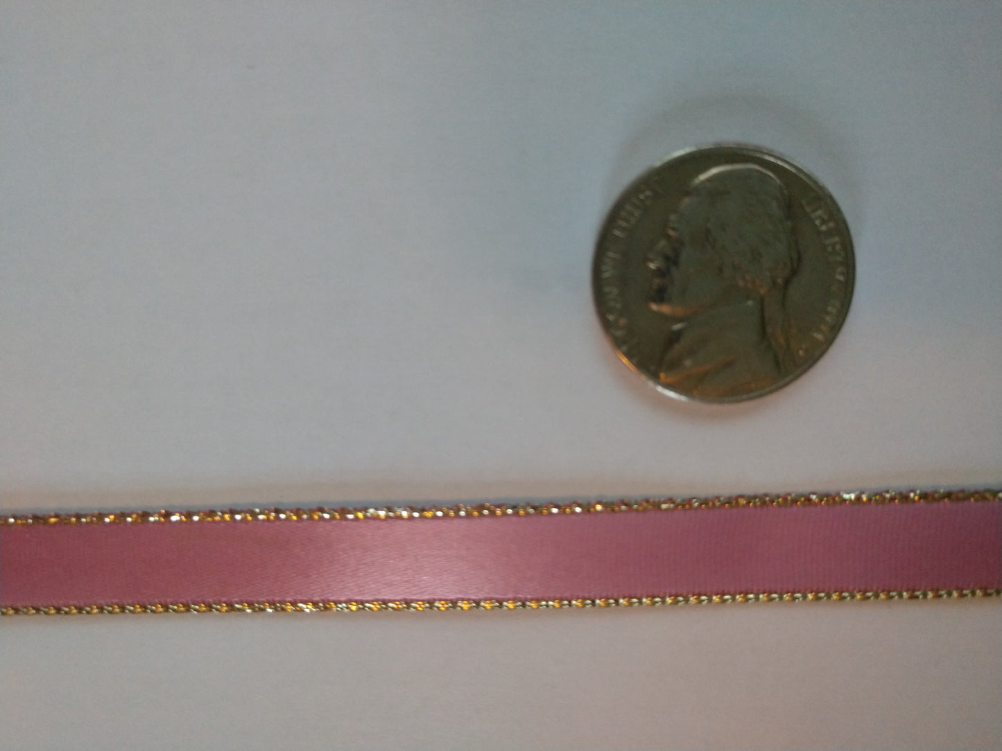 3/8"Metallic Edge Ribbon