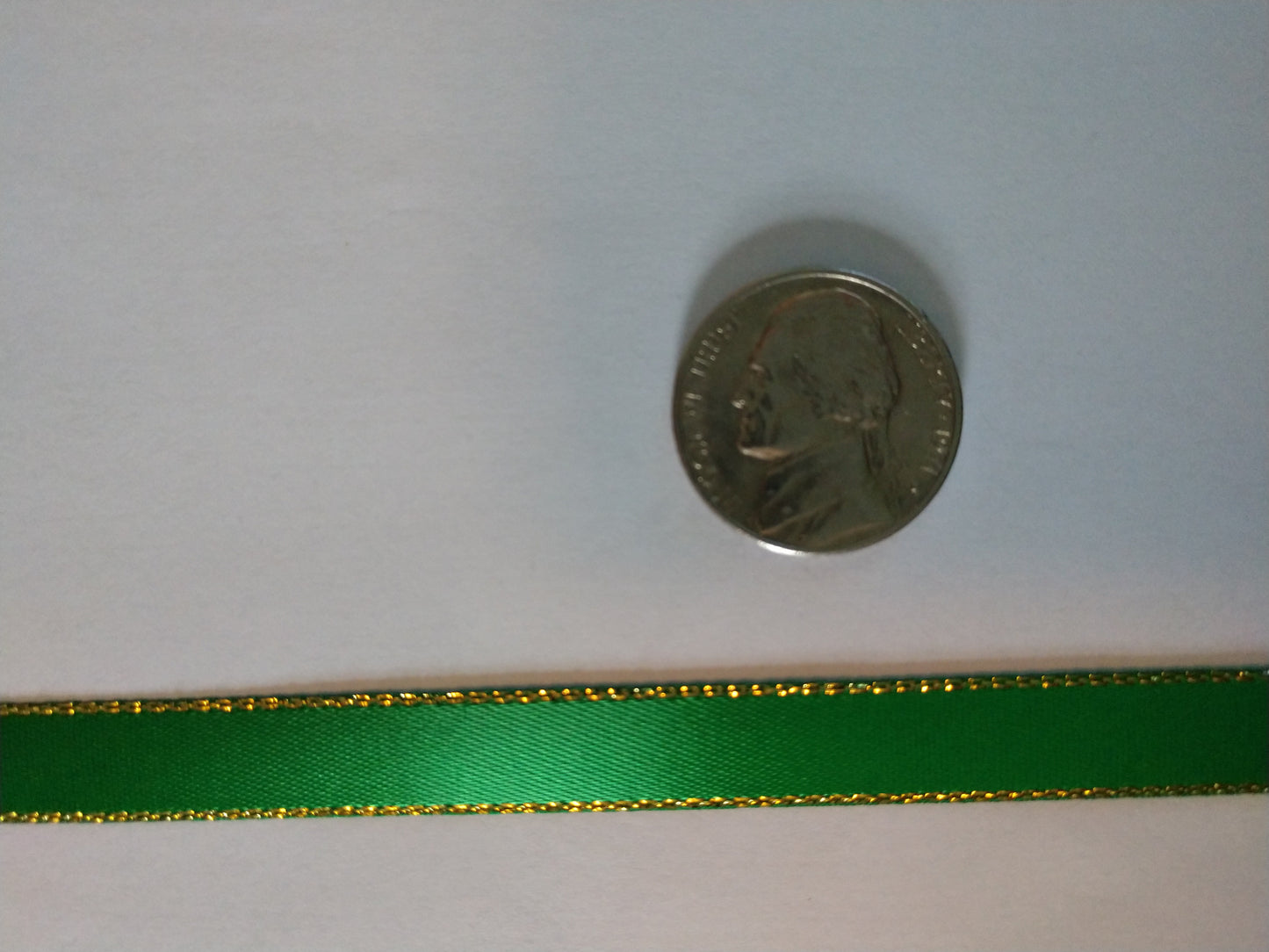 3/8"Metallic Edge Ribbon