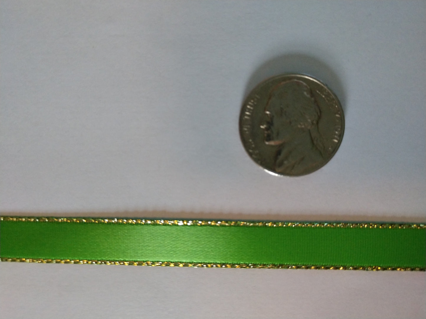 3/8"Metallic Edge Ribbon