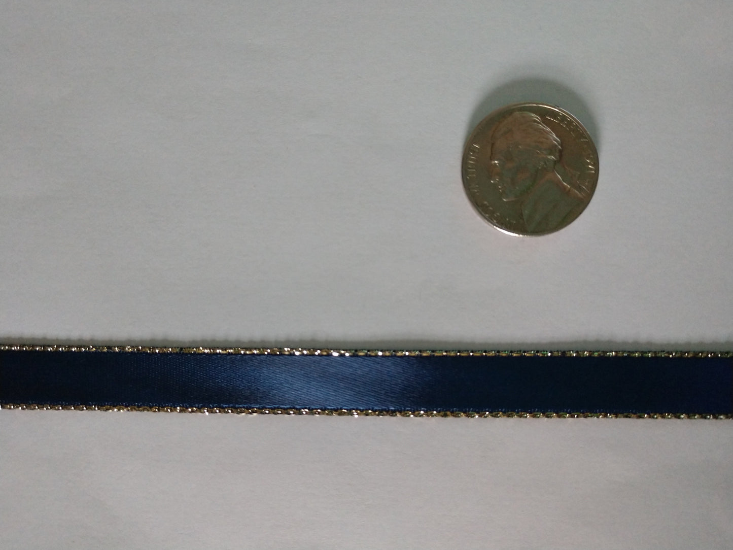 3/8"Metallic Edge Ribbon
