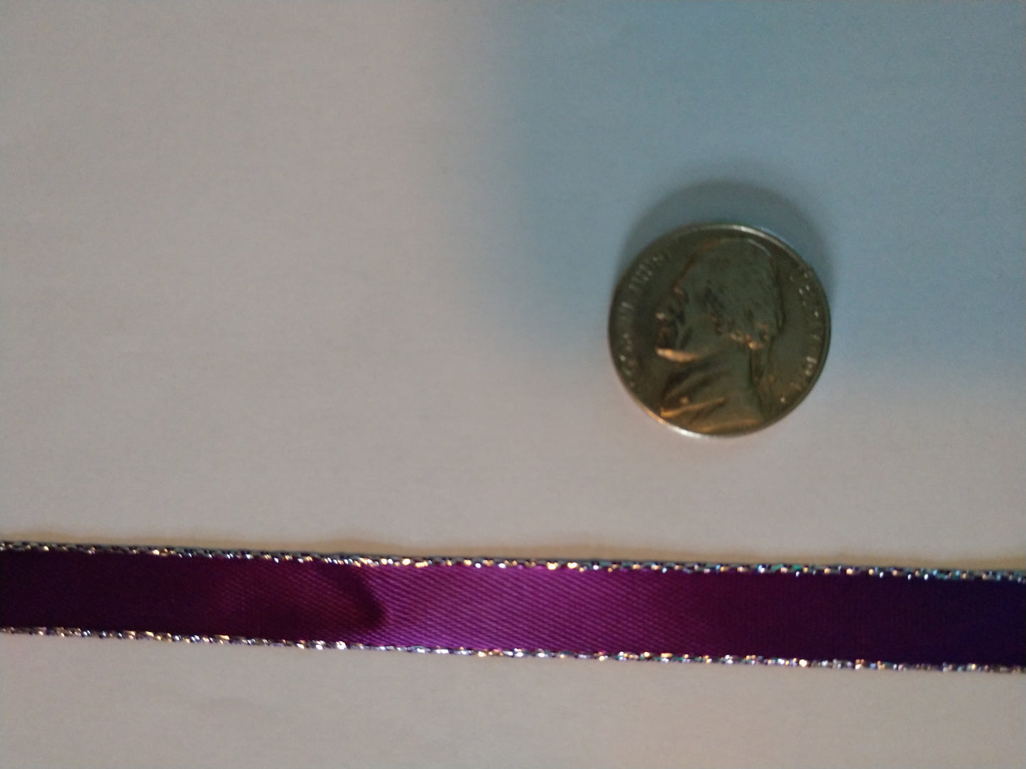 3/8"Metallic Edge Ribbon