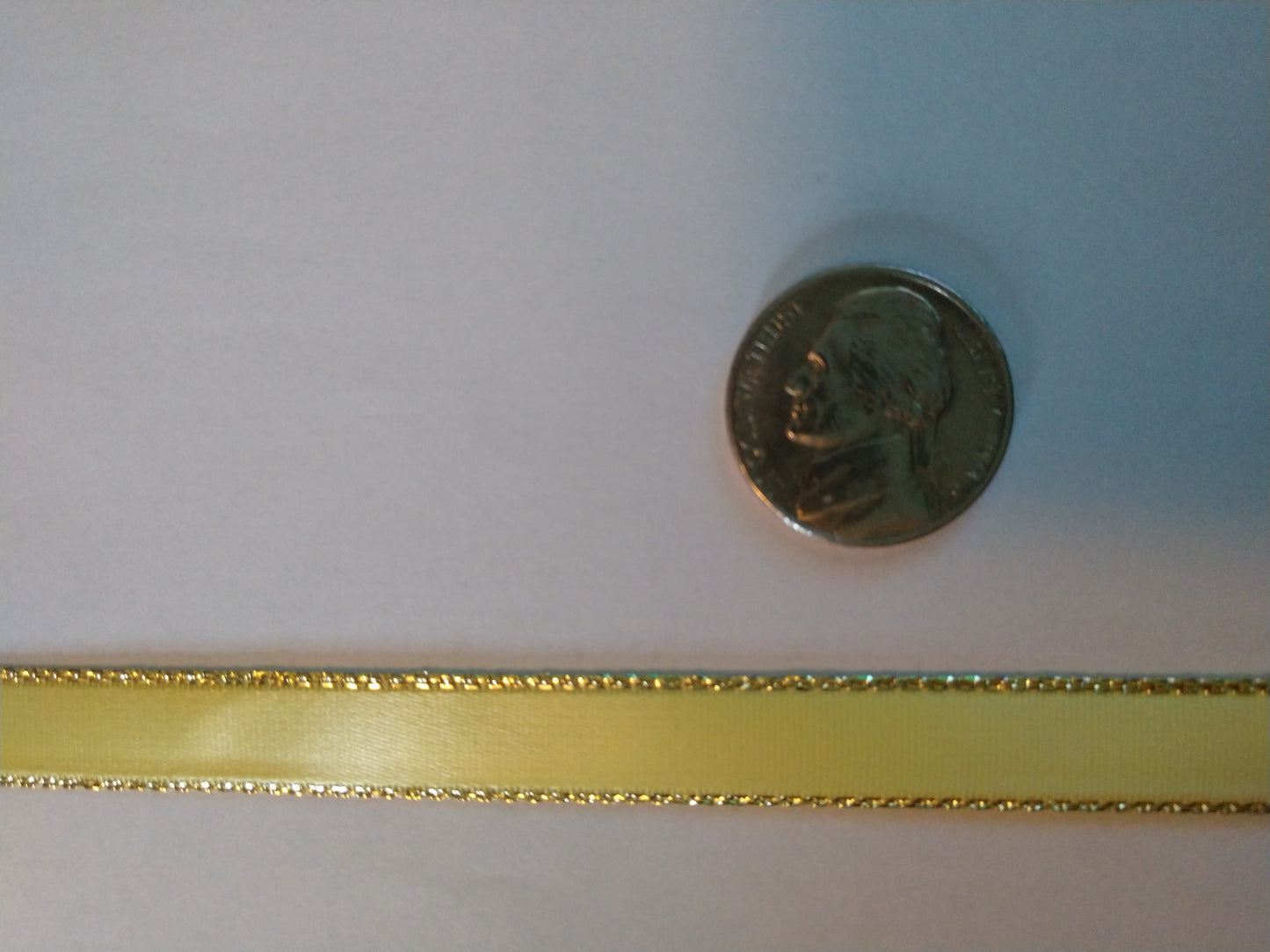 3/8"Metallic Edge Ribbon