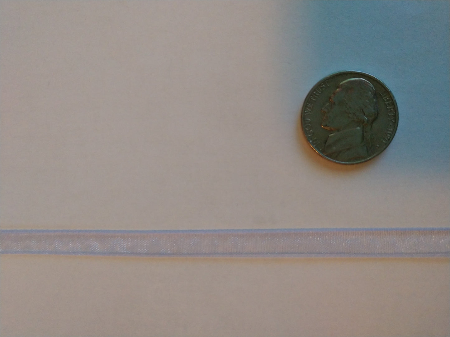 Iris 1/4" Sheer Organza
