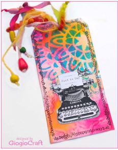 Chunky Vintage Typewriter Rubber Stamp