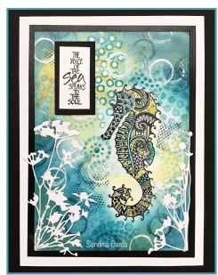 Seahorse with Shells