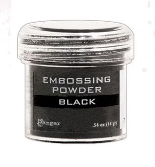 Black Embossing Powder