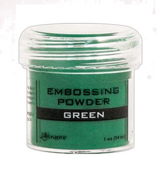 Green Embossing Powder