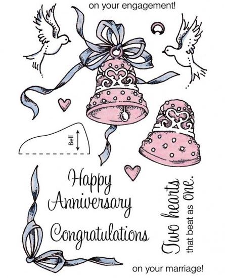 Birds & Bells Clear Stamp Set