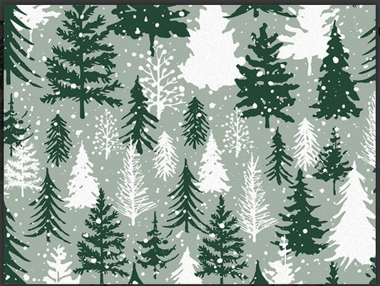 Snow Pines Tissue Paper