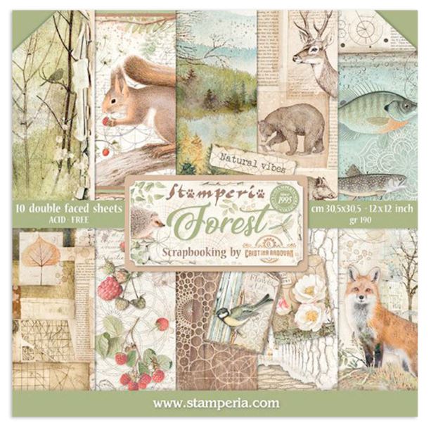 Forest Cardstock Pad
