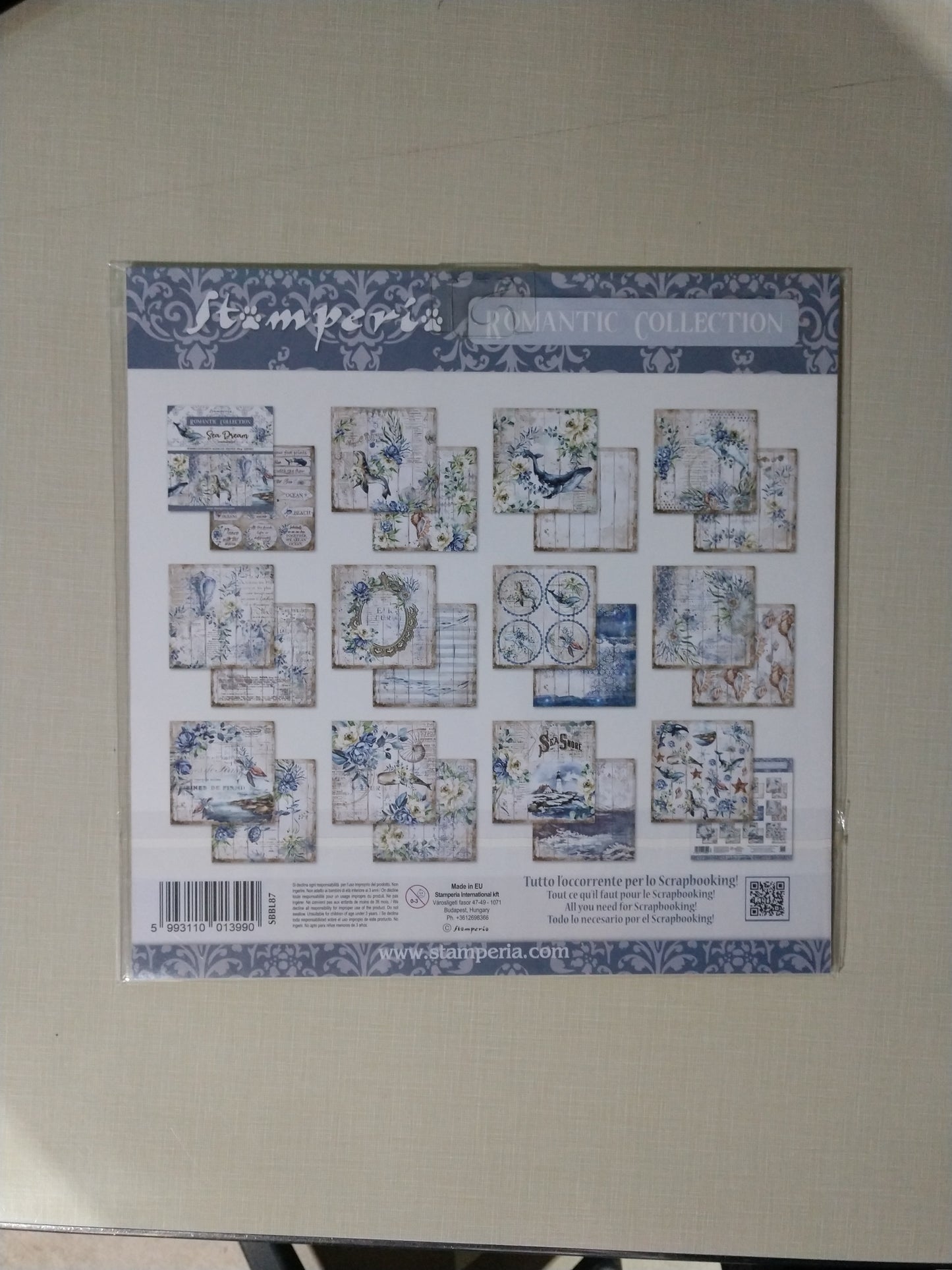 Romantic Sea Dream Cardstock Pad