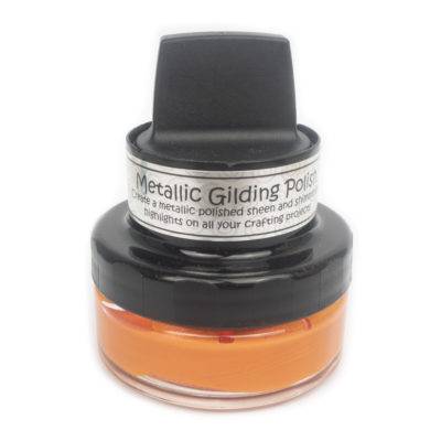 Tangy Tangerine Cosmic Shimmer Metallic Gilding Polish