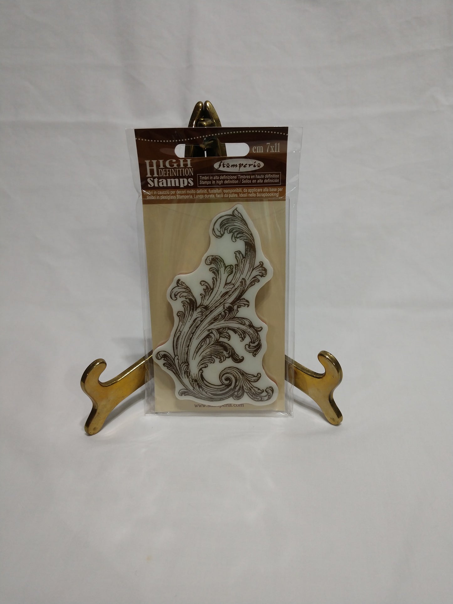 Stamperia Victorian Volute Rubber Stamp