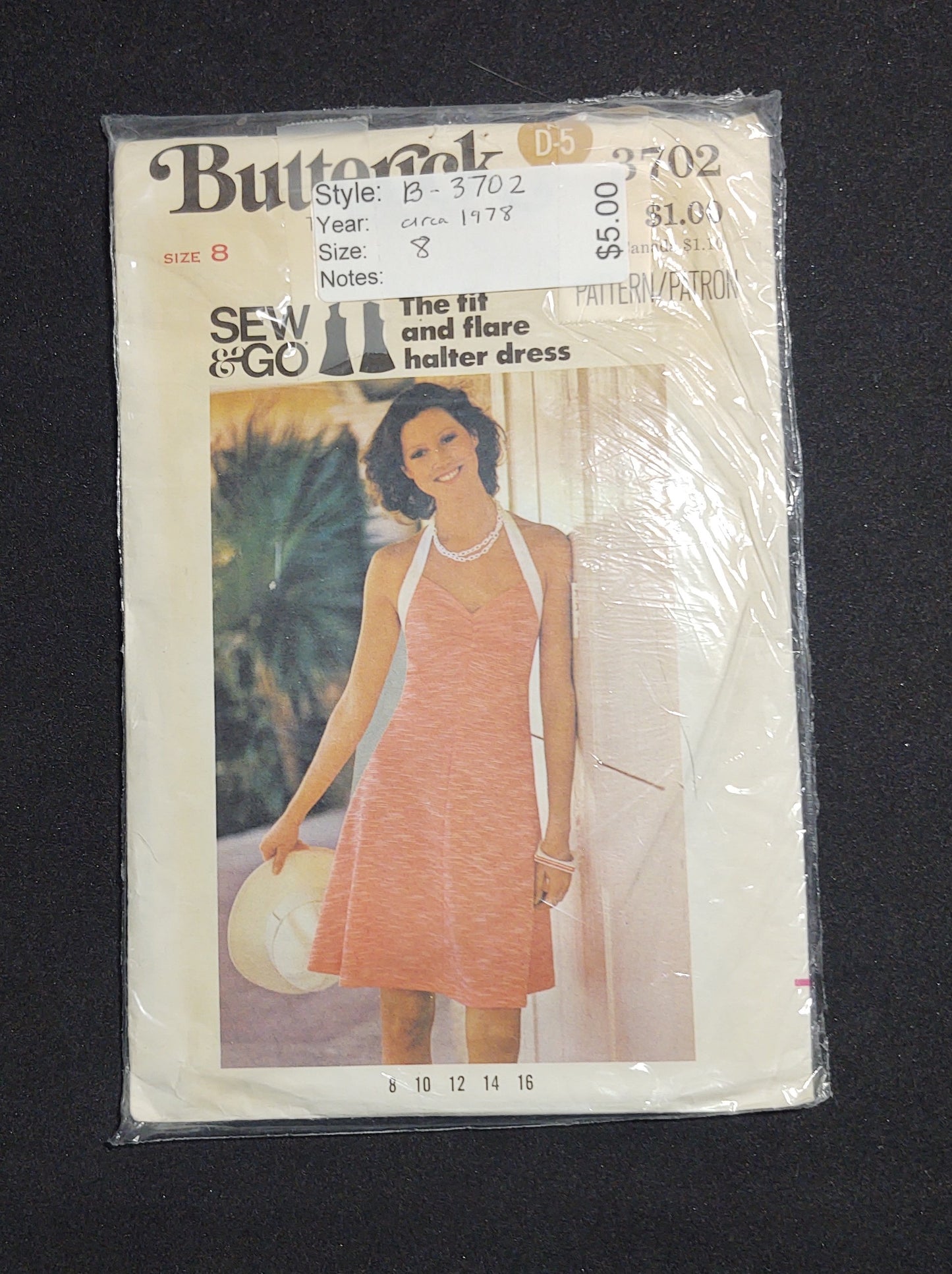 Butterick Pattern 3702