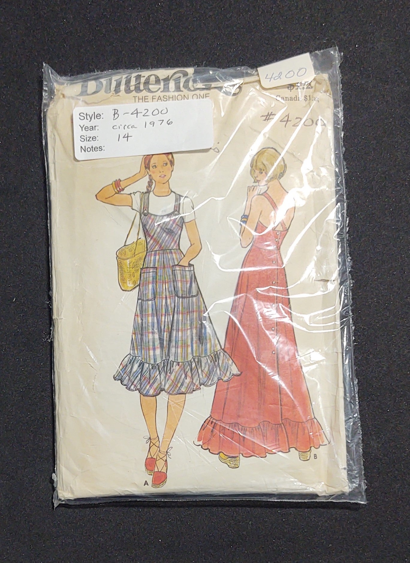 Butterick Pattern 4200