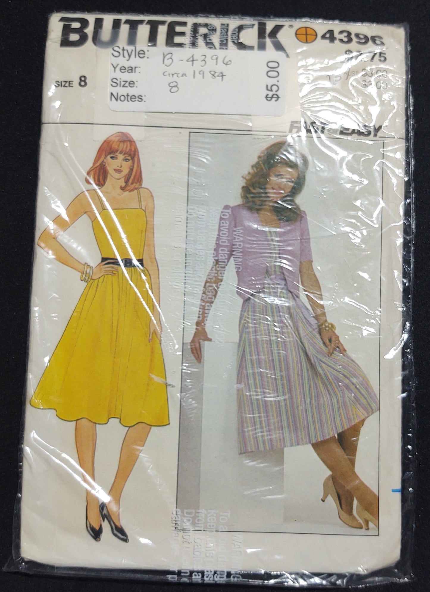 Butterick Pattern 4396