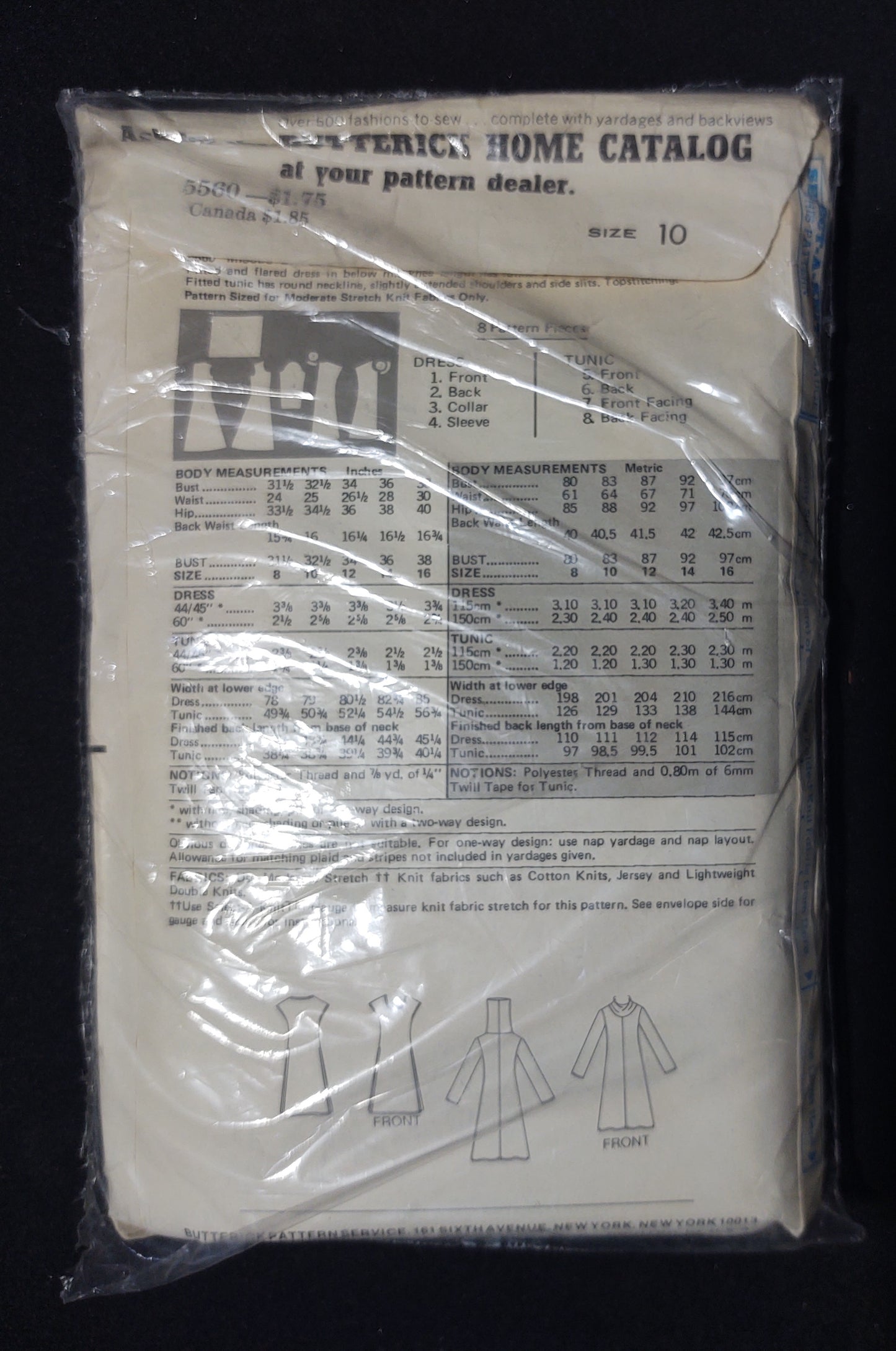 Butterick Pattern 5560