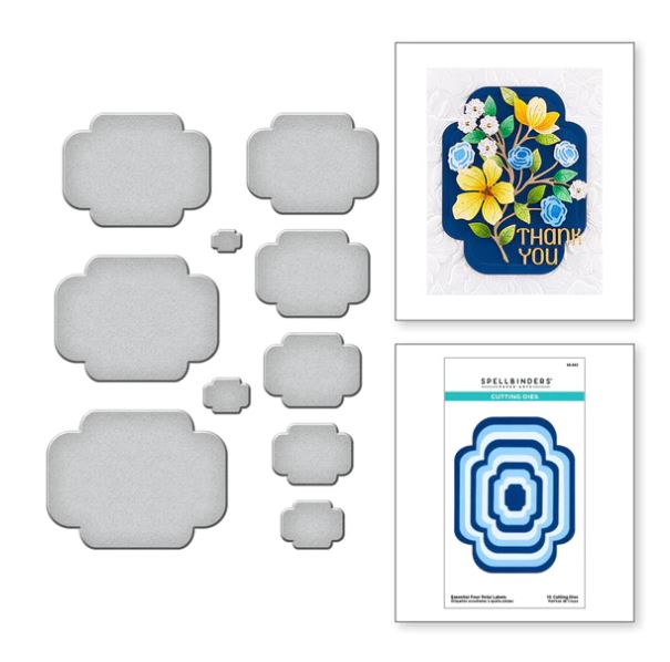 Essential 4 Petal Labels