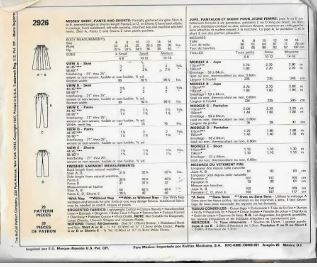 McCall's Pattern 2926