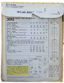 McCall's Pattern 3012