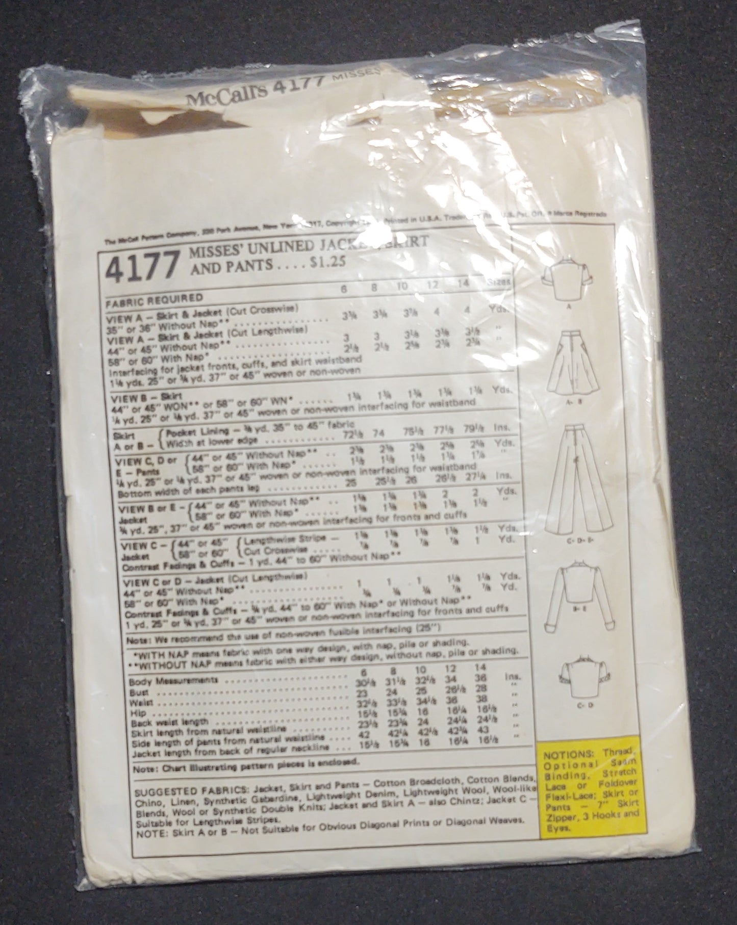 McCall's Pattern 4177