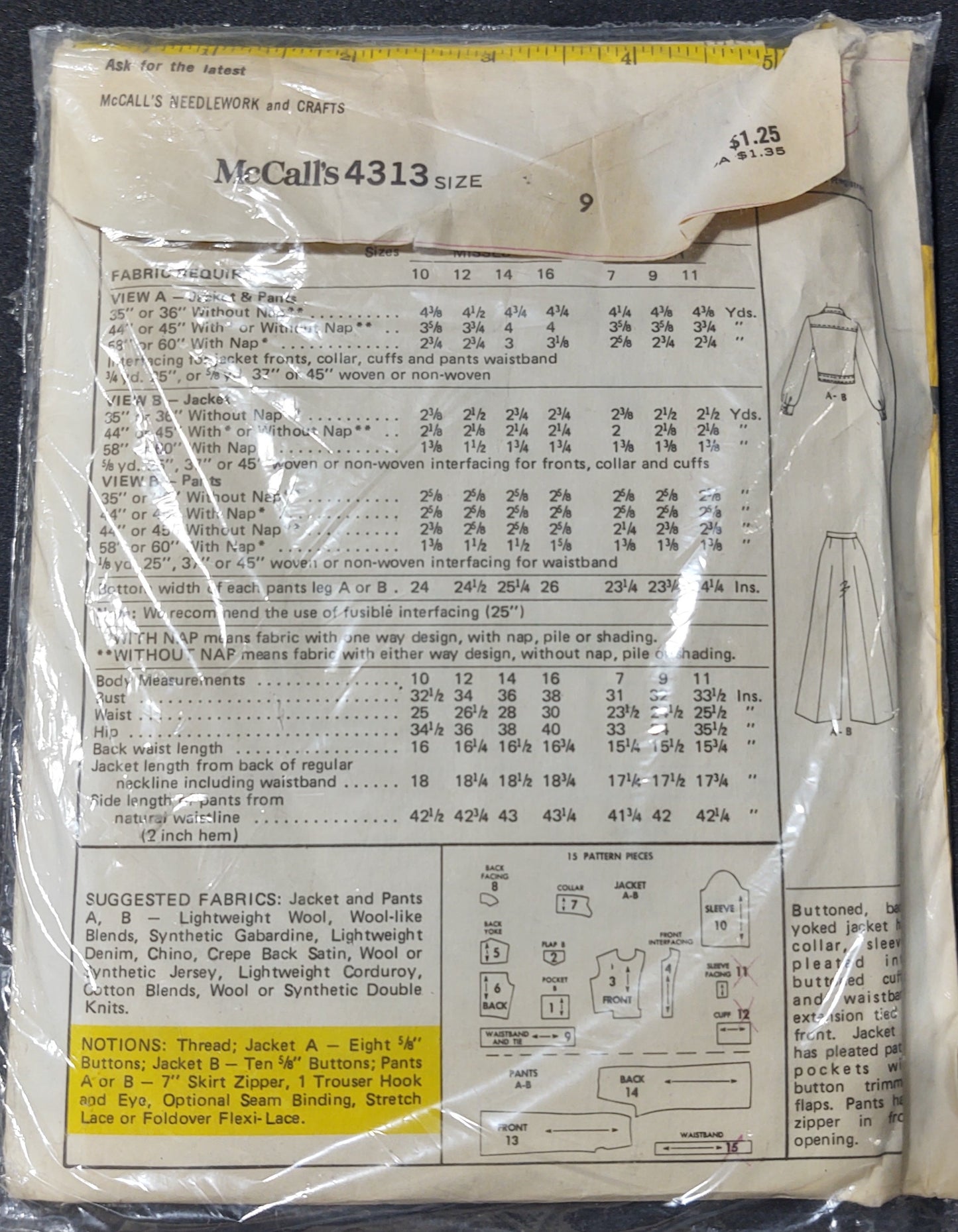 McCall's Pattern 4313