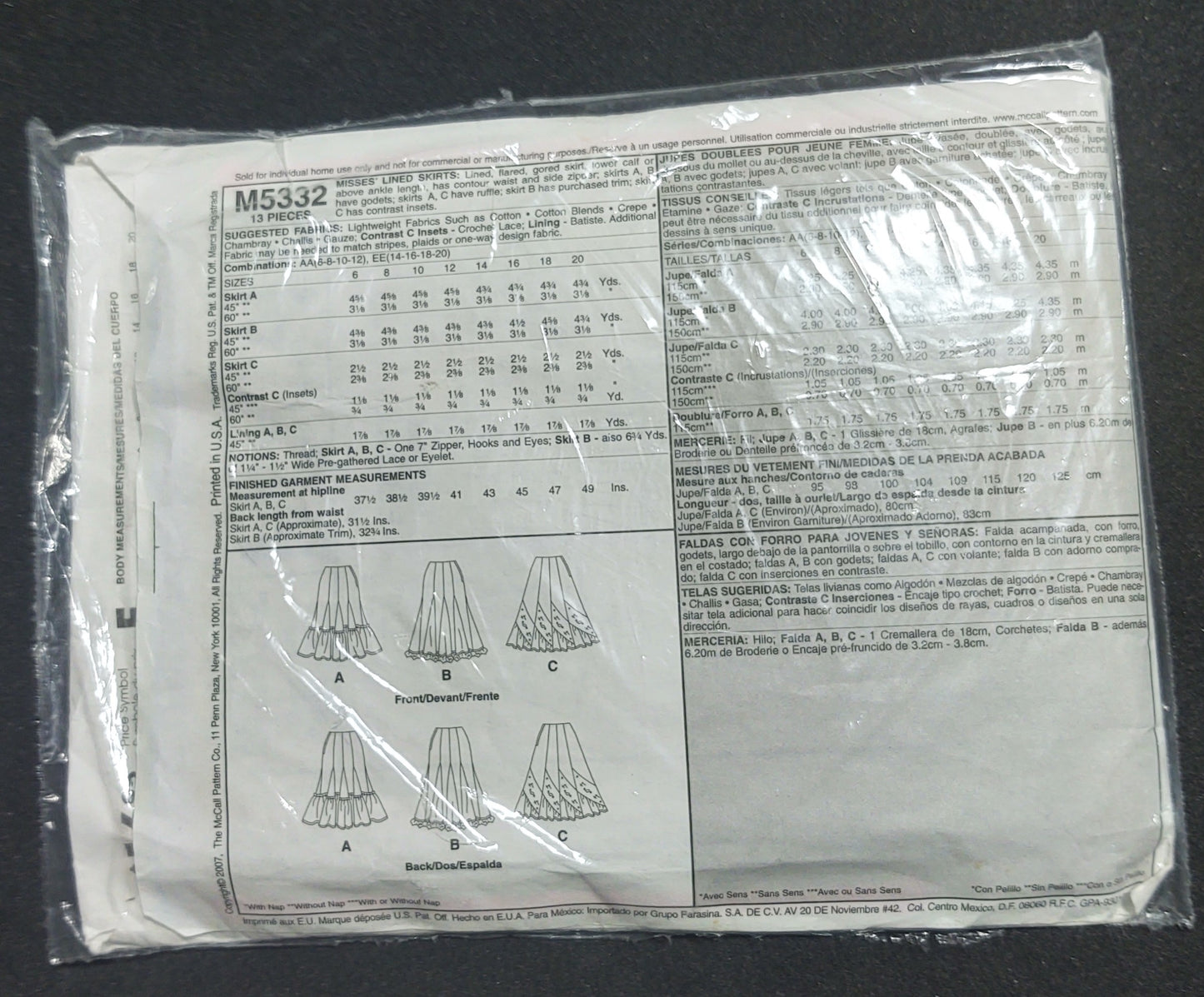 McCall's Pattern 5332
