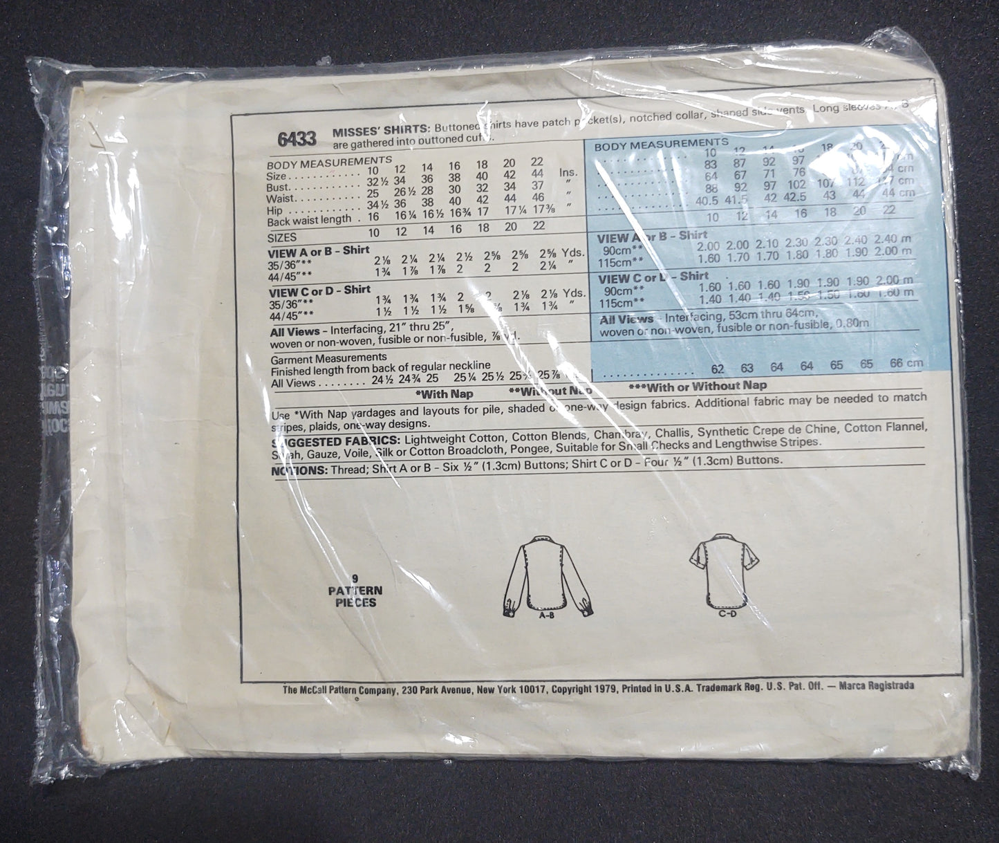 McCall's Pattern 6433