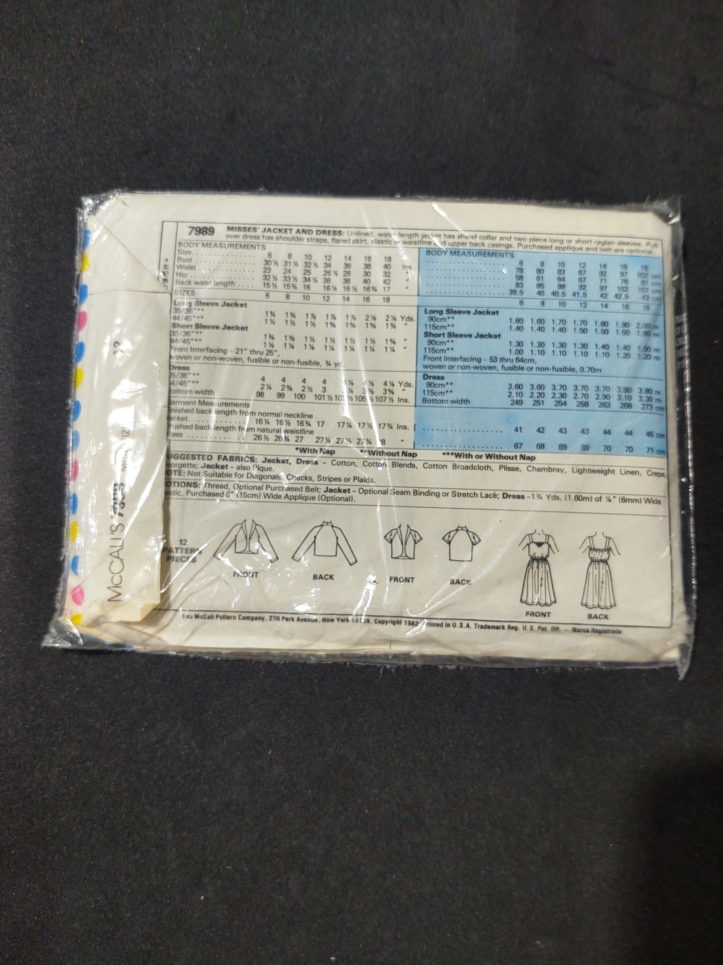 McCall's Pattern 7989
