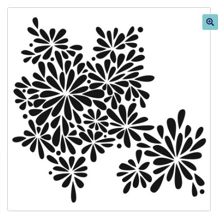 Petal Splash Stencil