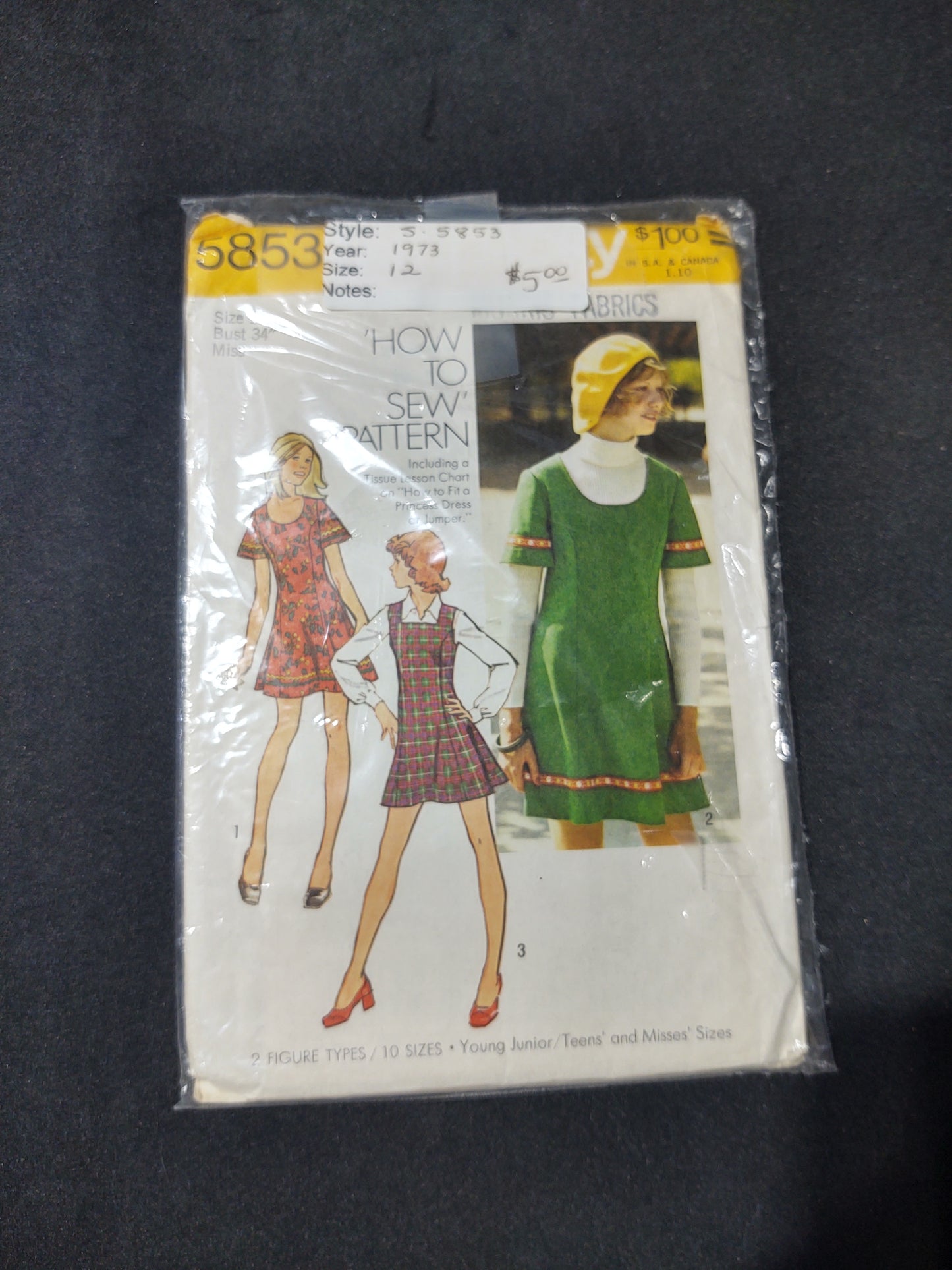 Simplicity Pattern 5853