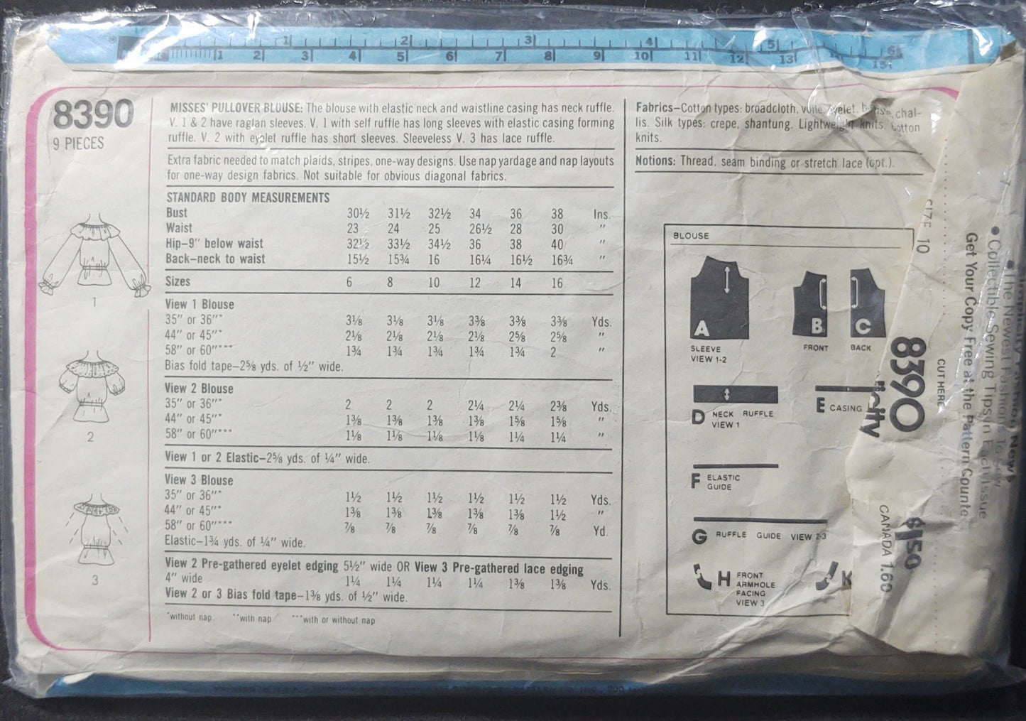 Simplicity Pattern 8390