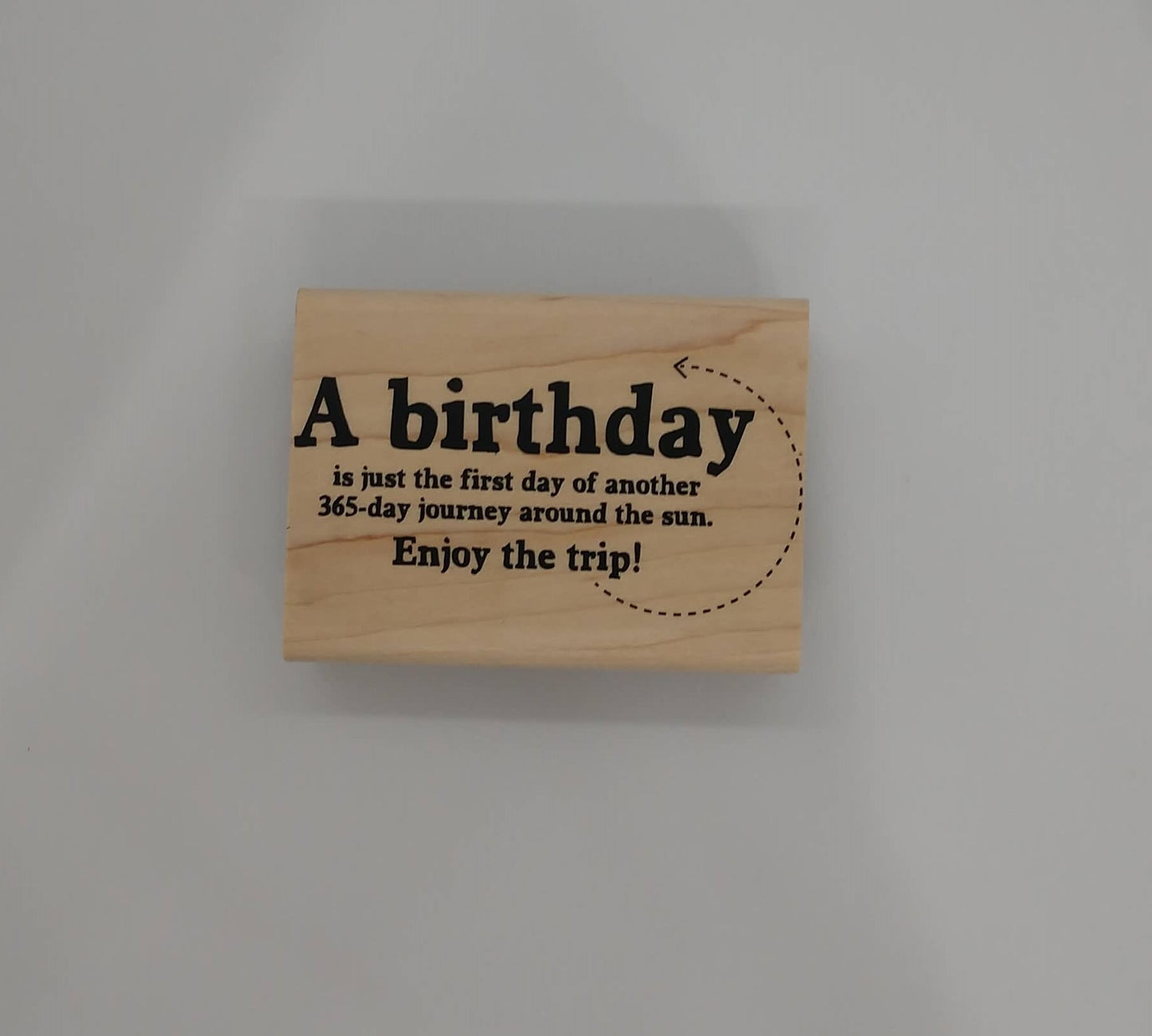 Enjoy your Trip, wood mounted