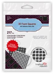 3D Foam Squares Mix