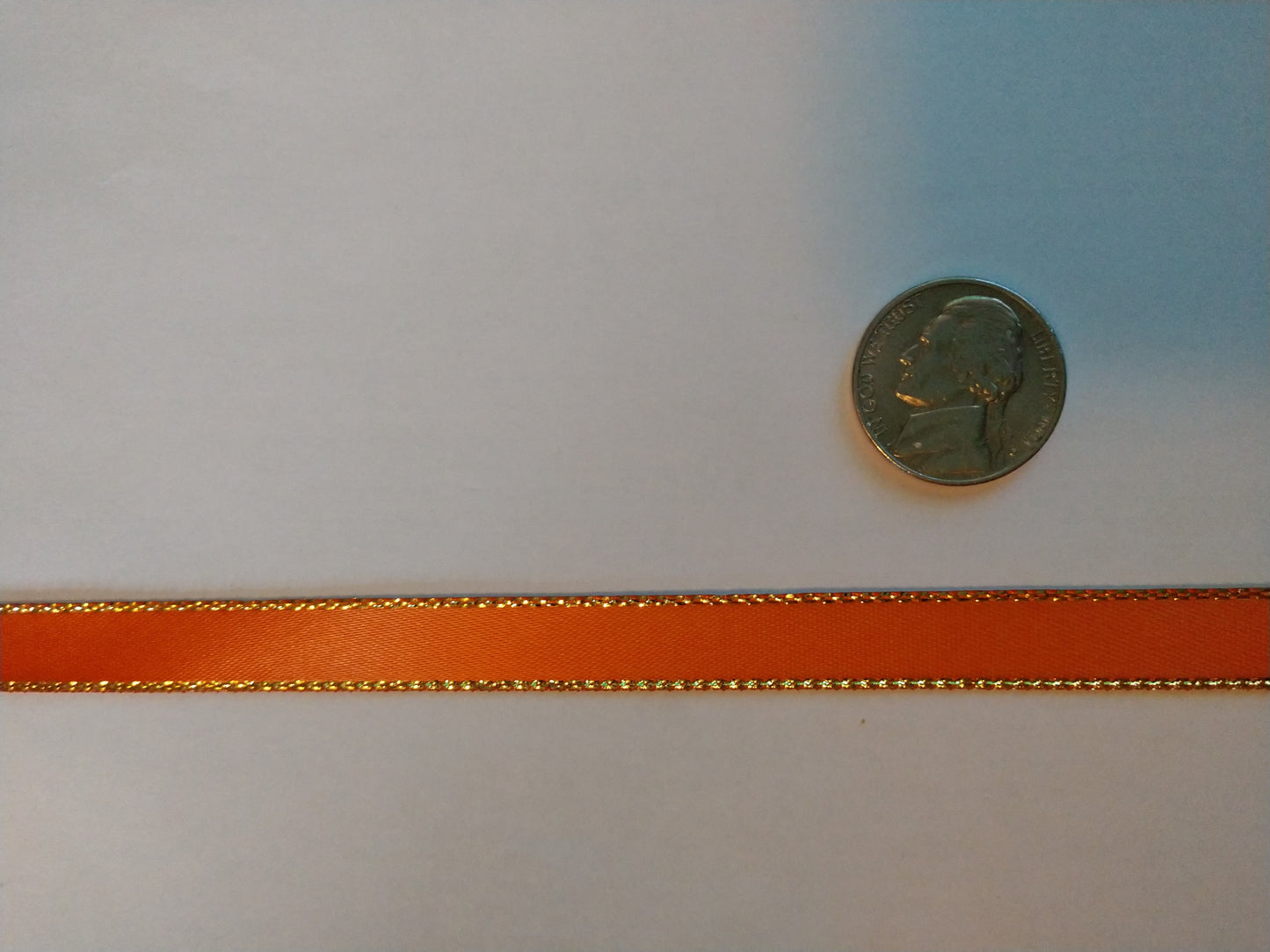 3/8"Metallic Edge Ribbon