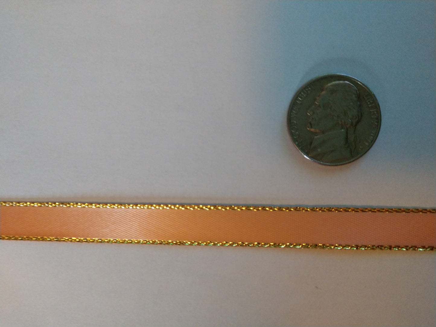 3/8"Metallic Edge Ribbon