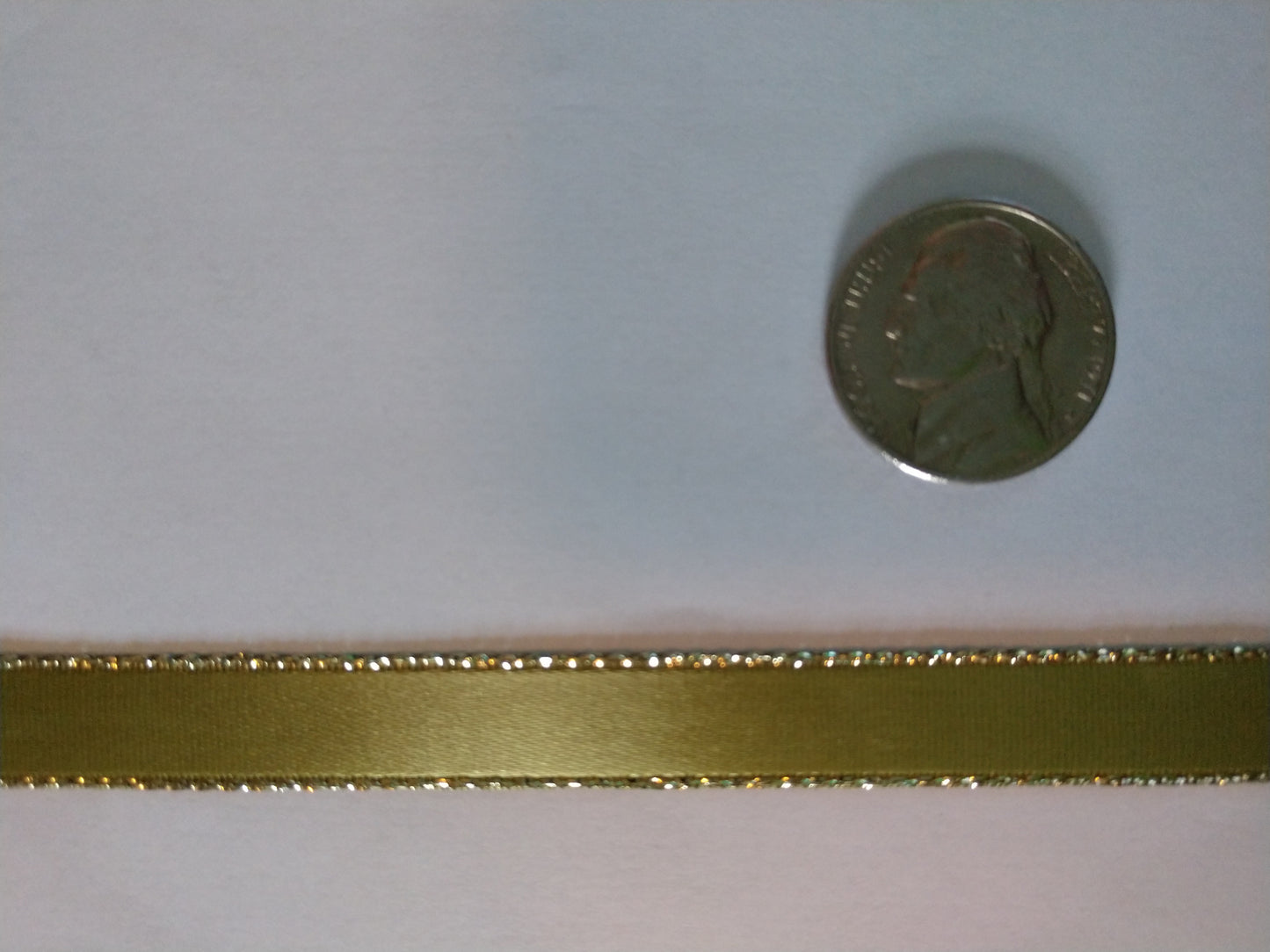 3/8"Metallic Edge Ribbon