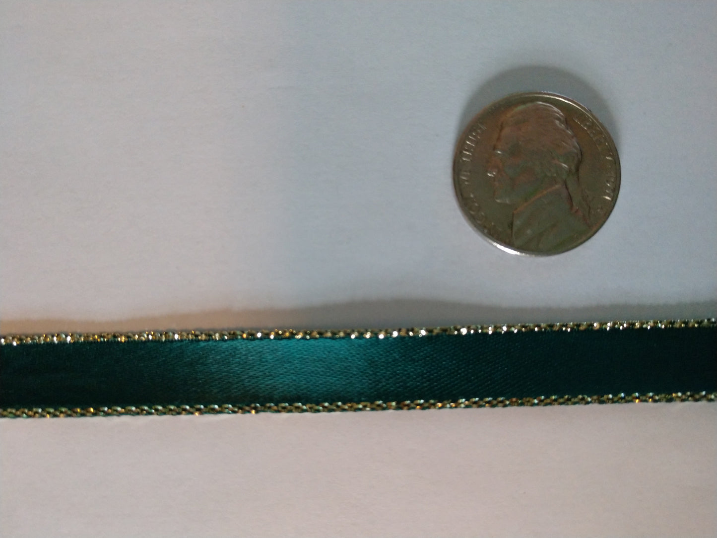 3/8"Metallic Edge Ribbon