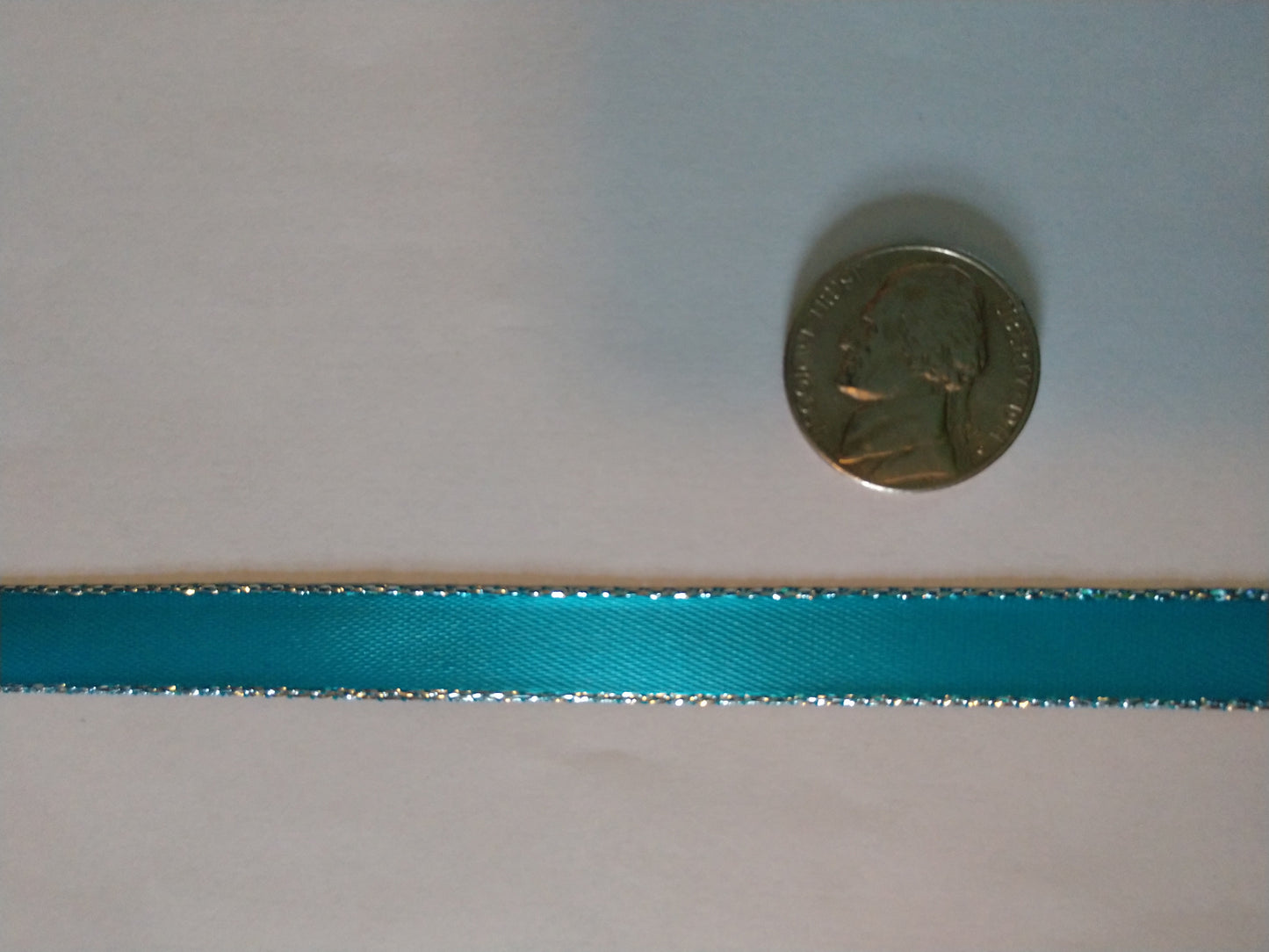 3/8"Metallic Edge Ribbon