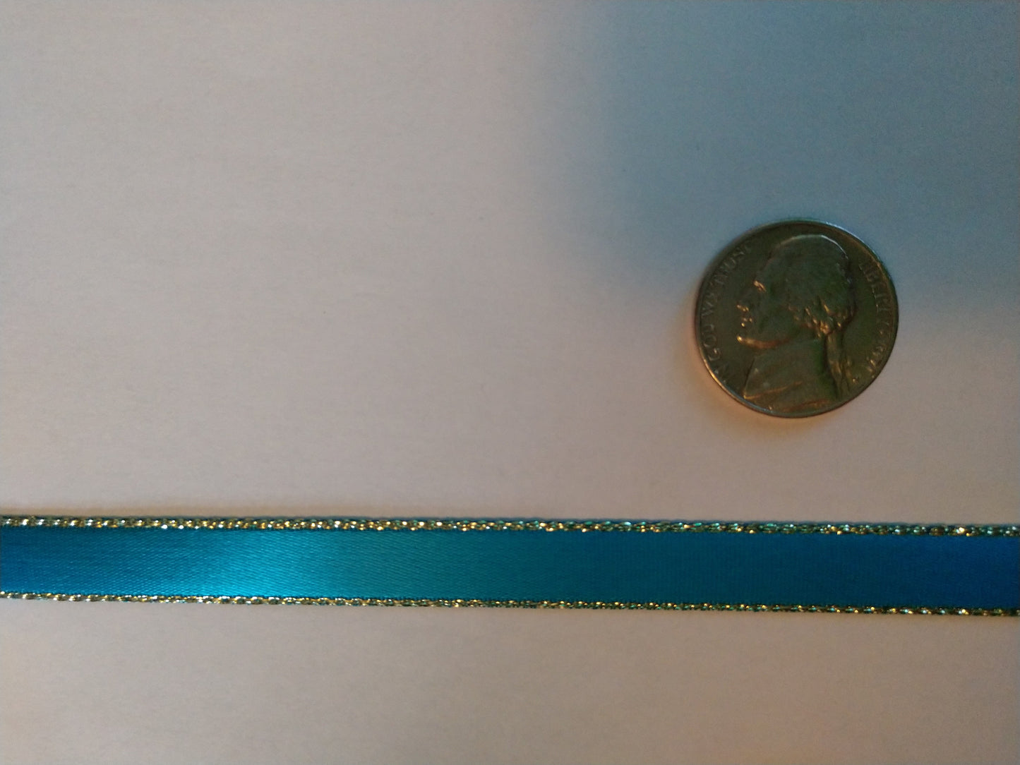 3/8"Metallic Edge Ribbon