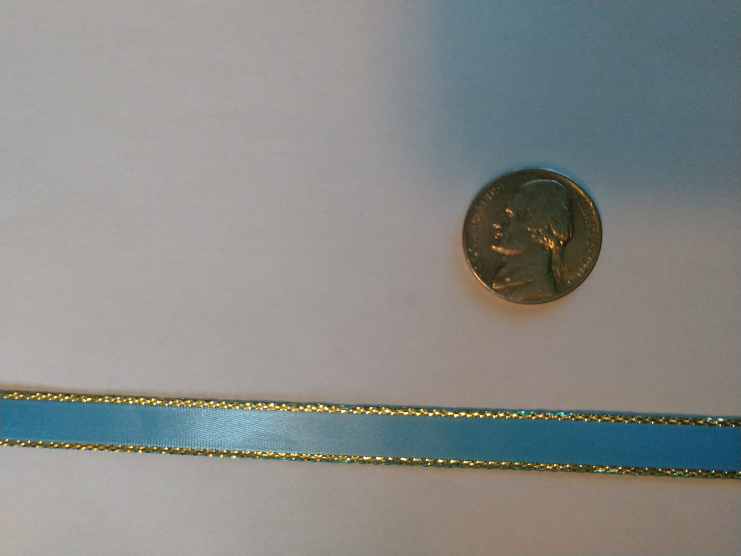 3/8"Metallic Edge Ribbon