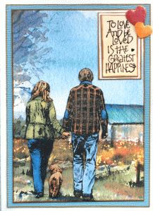 A walk in the park Rubber Stamp