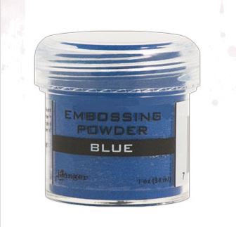 Blue Embossing Powder