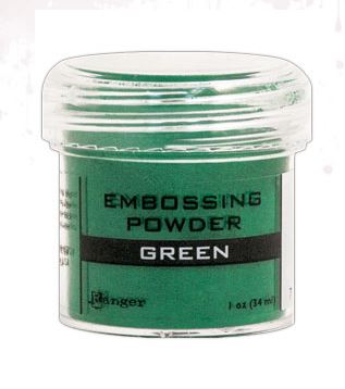 Green Embossing Powder