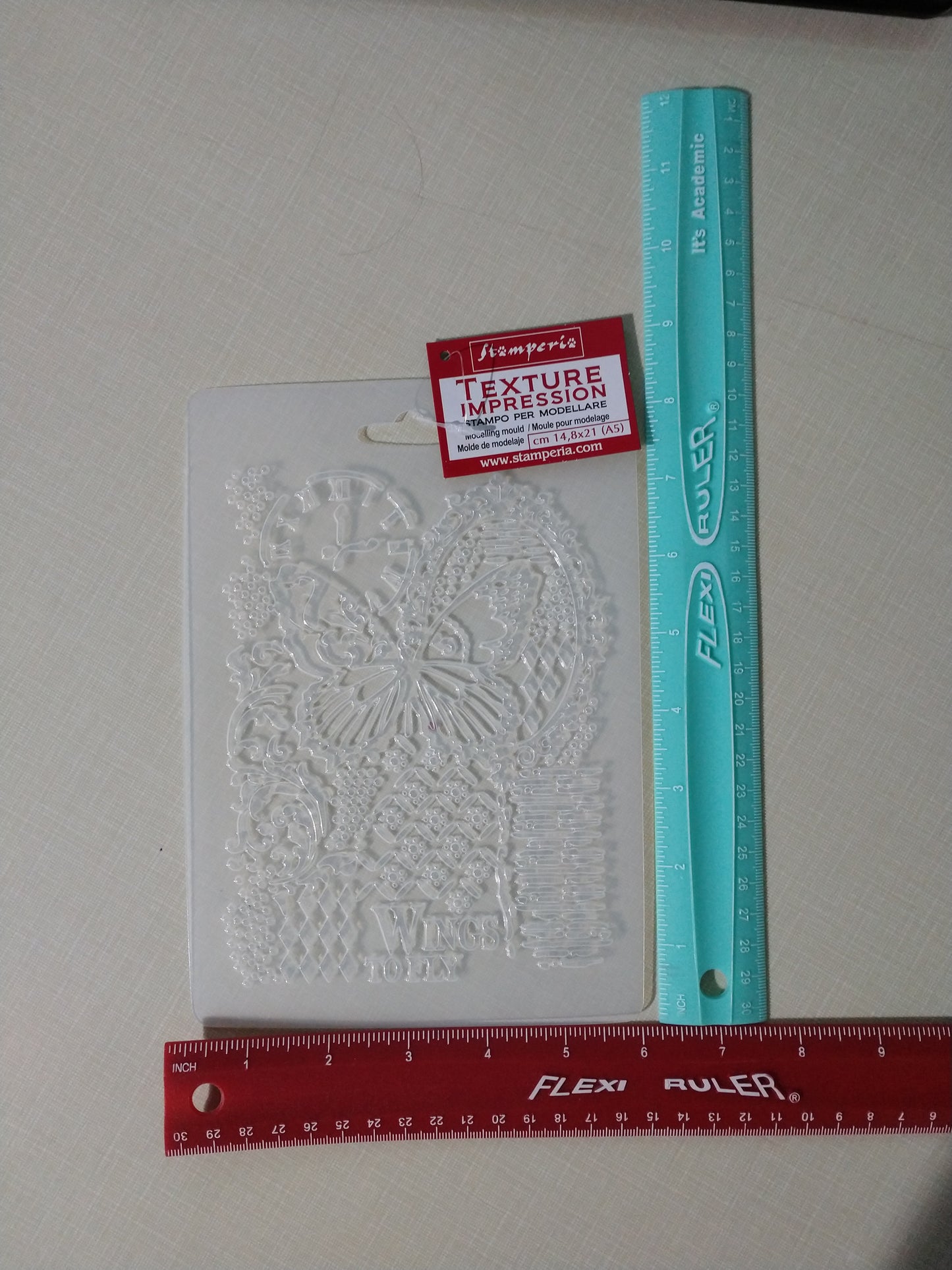 Butterfly & Manuscrip Soft mould